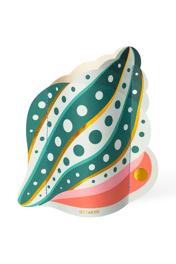 Dekorativna vaza Octaevo Shell Mini pisana OMPVSH.24