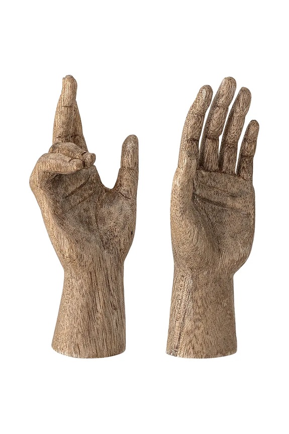 Ukrasna figurica Bloomingville Teis 2-pack 82050229 bež AA00