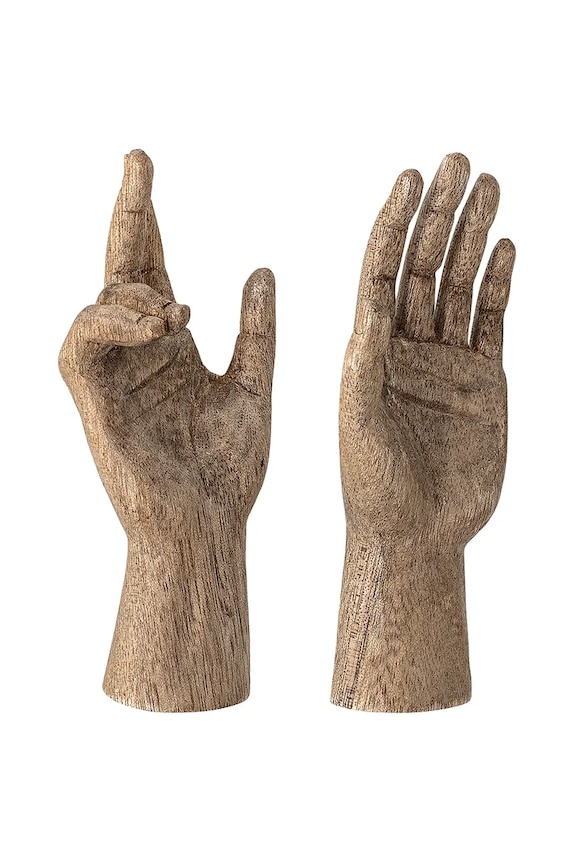 Ukrasna figurica Bloomingville Teis 2-pack 82050229 bež AA00