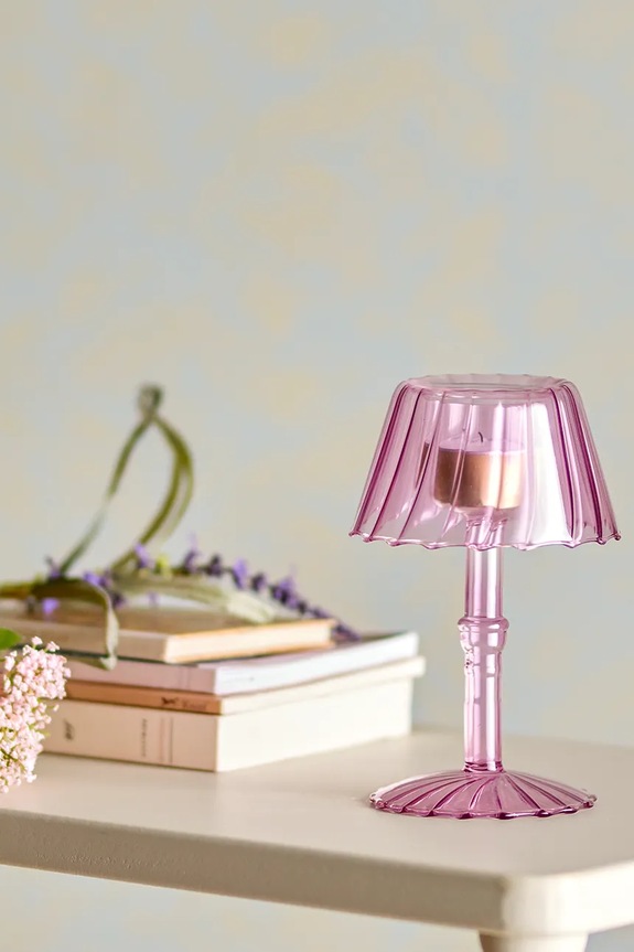 Ukrasni svijećnjak Bloomingville Cisco 82061723 roza AA00