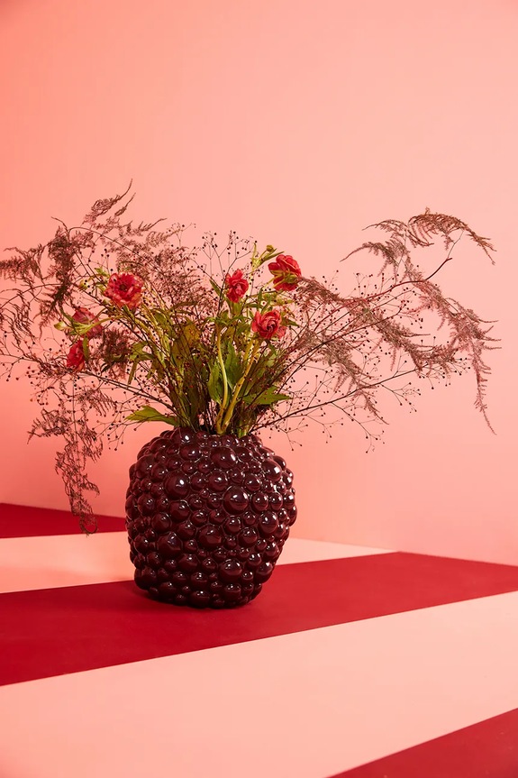 Διακοσμητικό βάζο Byon Celeste μπορντό 5295301404