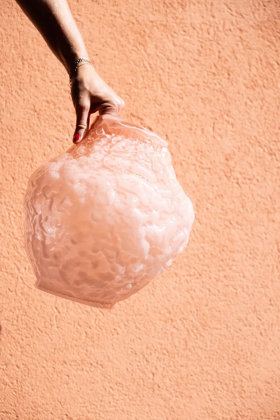 Διακοσμητικό βάζο Byon Corallo M 5280607407 ροζ AA00