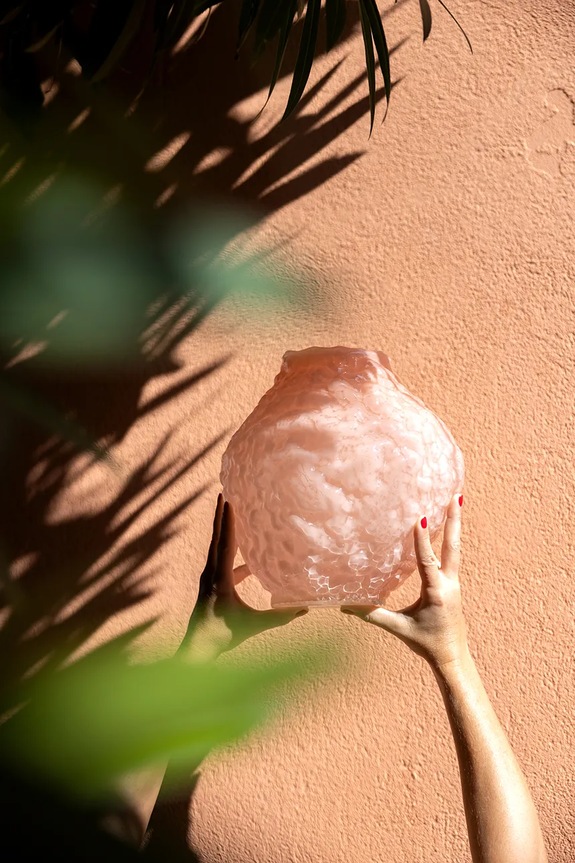 Σαλόνι και υπνοδωμάτιο Διακοσμητικό βάζο Byon Corallo M 5280607407 ροζ