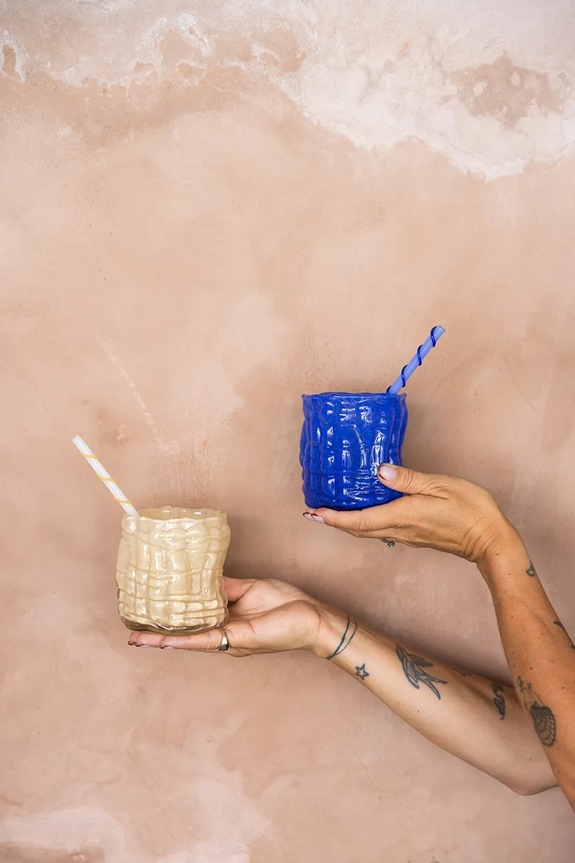 Διακοσμητικό κηροπήγιο Byon Laranne S 5280607713 σκούρο μπλε