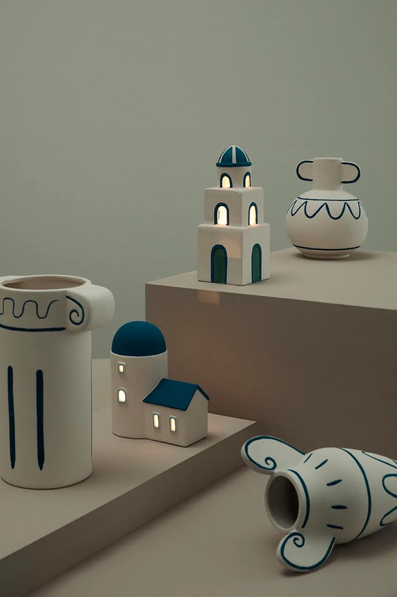 Bizzotto wazon dekoracyjny Greek 503416 multicolor AA00