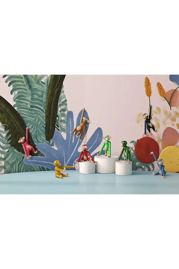 Kay Bojesen figurină decorativă Monkey mini verde 39365