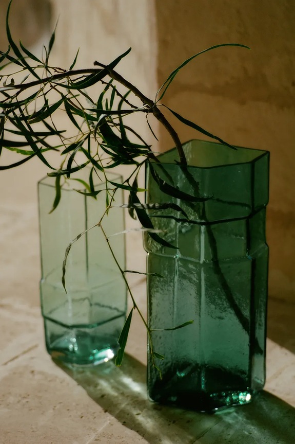 ferm LIVING wazon dekoracyjny Muro Vase turkusowy 1104270787