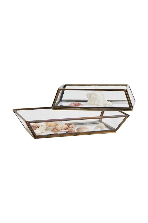 Madam Stoltz zestaw tac 2-pack PM1482.83 transparentny AA00