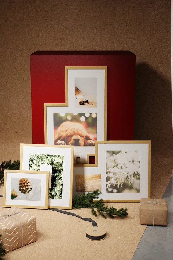 Umbra set de rame foto Mingle 4-pack bej 1015592.1104