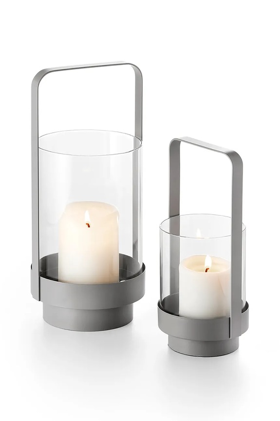 Laterna Philippi L 28,5 cm P239017 siva AA00