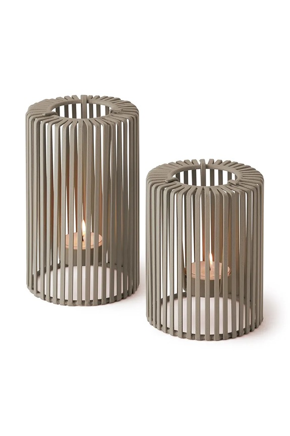 Ukrasni svijećnjak Philippi Oslo S 13 cm P254030 siva AA00