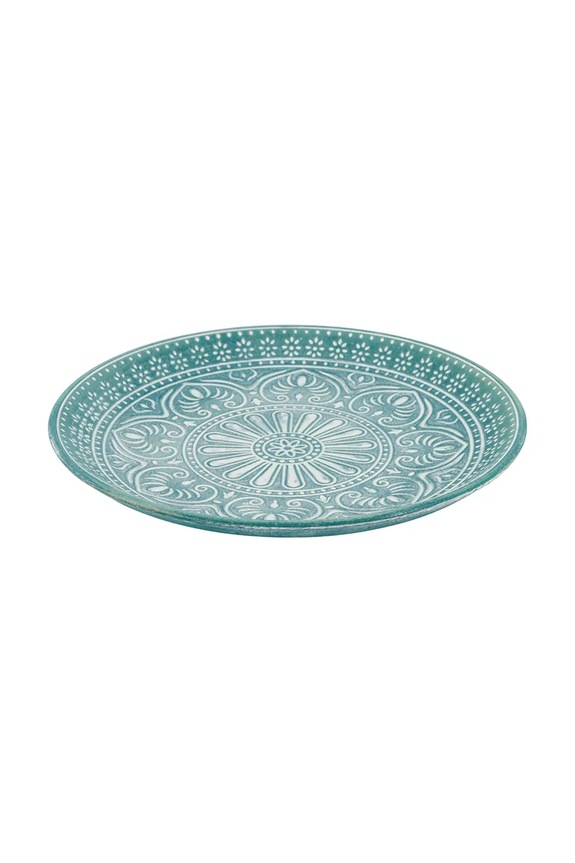 Ukrasni tanjur home & lifestyle 29,3 cm plava F121026