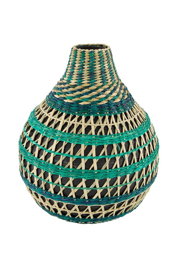 Ukrasna vaza 23 x 23 x 28 cm šarena F118452