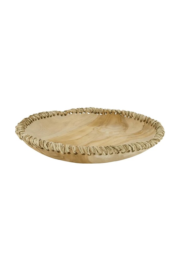 vasio decorativo 35 x 35 x 5 cm beige F117157