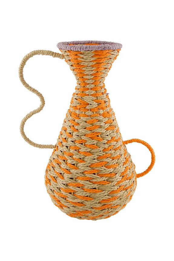 Διακοσμητικό βάζο 34 x 26 x 47 cm πορτοκαλί 121304