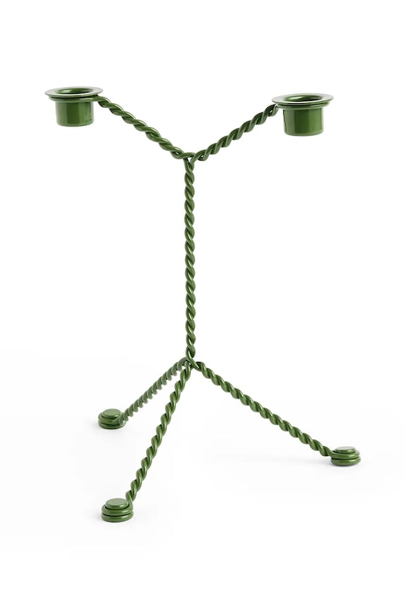 HAY sfeșnic decorativ Wire 19 x 25 cm verde AE365.A587