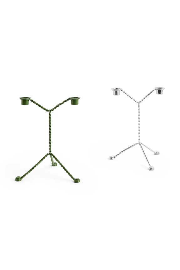 HAY sfeșnic decorativ Wire 19 x 25 cm AE365.A835 gri AA00