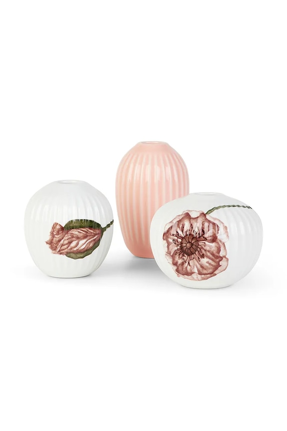 Διακοσμητικό βάζο Kähler Vase miniature 3-pack λευκό 693015