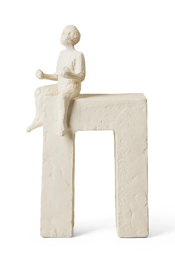 Dekorativna figura Kähler Astro Gemini 24 cm bela 693502