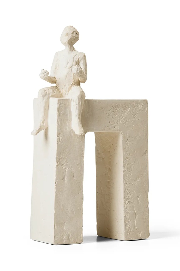 Dekorativna figura Kähler Astro Gemini 24 cm 693502 bela AA00