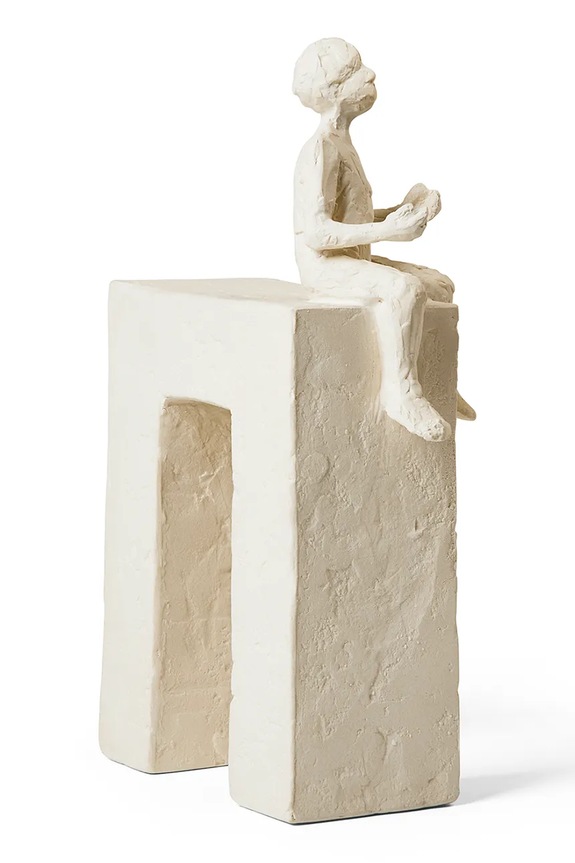 Dekorativna figura Kähler Astro Gemini 24 cm bela 693502