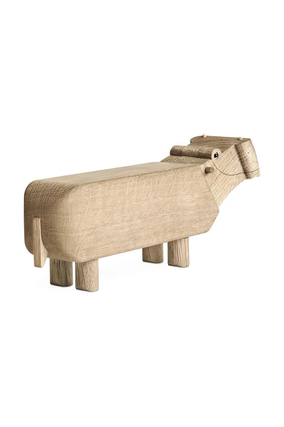 Dnevni boravak i spavaća soba Ukrasna figurica Kay Bojesen Hippo 9 cm 39202 bež