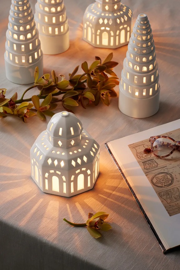 Kähler lámpás Urbania Lighthouse 22,5 cm fehér 693027