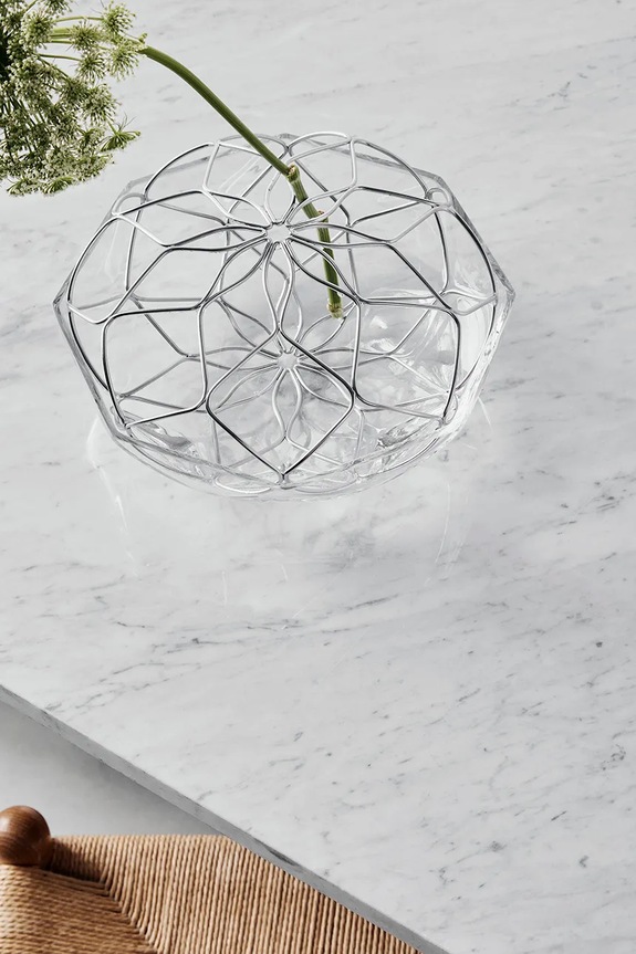 Orrefors vază decorativă Bloom 12,5 cm 6400025 transparent