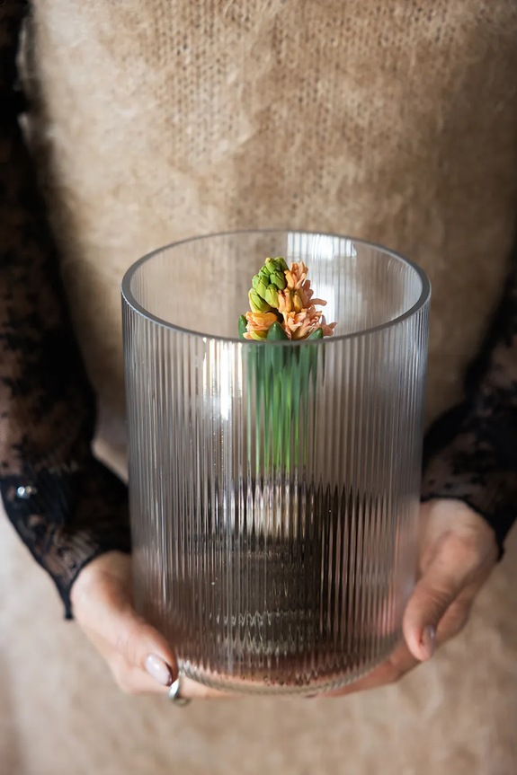 Ukrasna vaza Sagaform Blanka 20 cm 5018633 transparentna AA00