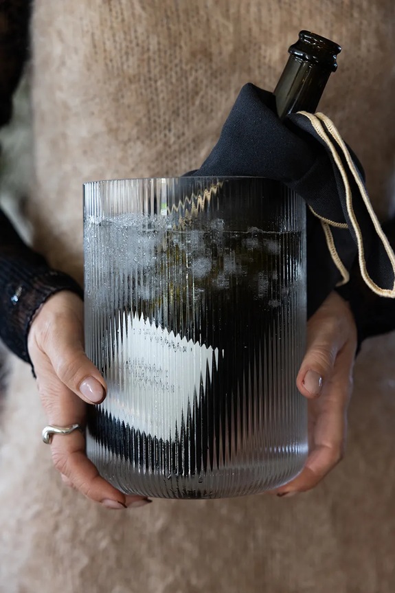 Dnevni boravak i spavaća soba Ukrasna vaza Sagaform Blanka 20 cm 5018633 transparentna