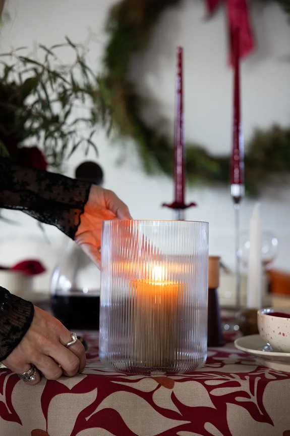 Ukrasna vaza Sagaform Blanka 20 cm 5018633 transparentna