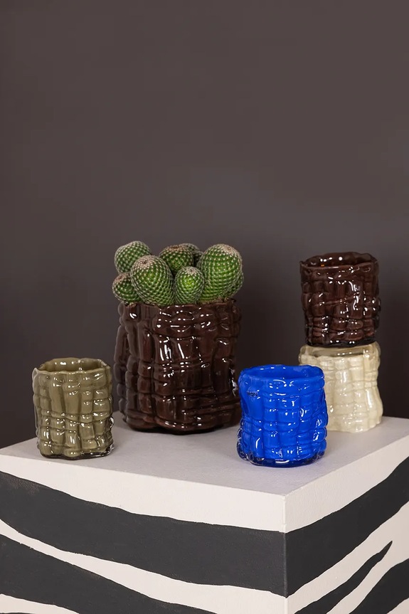 Ukrasni svijećnjak Byon Laranne 16 cm M smeđa 5280608104