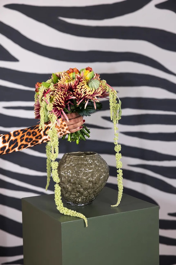 Dnevni boravak i spavaća soba Ukrasna vaza Byon Corallo 17,5 cm XS 5280608212 bež