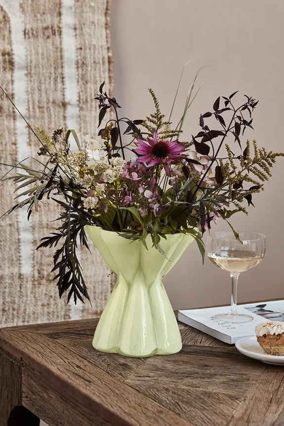 House Doctor vază decorativă HDSay 21,5 cm 202109204 galben AA00