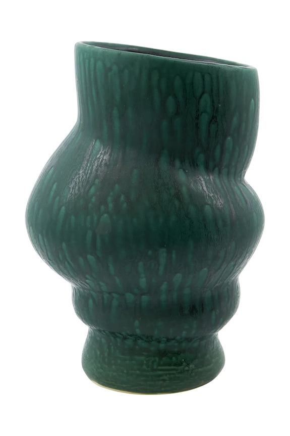 House Doctor vază decorativă HDDisc 25 cm turcoaz 267050020