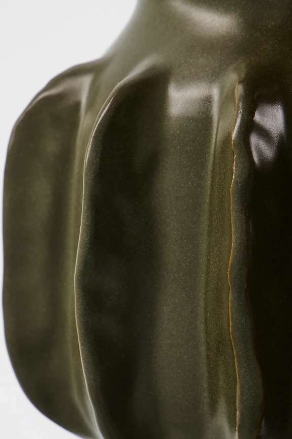 Dnevni boravak i spavaća soba Ukrasna vaza House Doctor HDCactus 10 cm 900000022 zelena