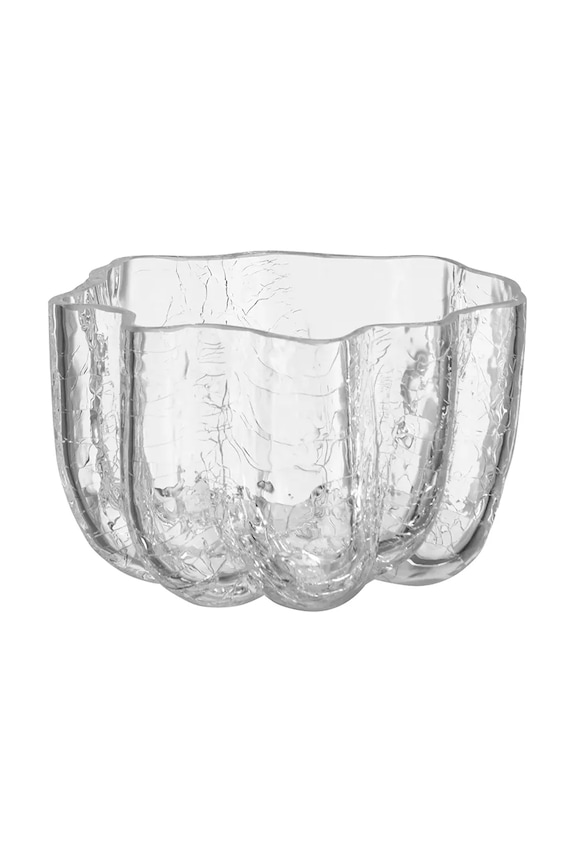 Kosta Boda sfeșnic decorativ Crackle 5,8 cm transparent 7062424