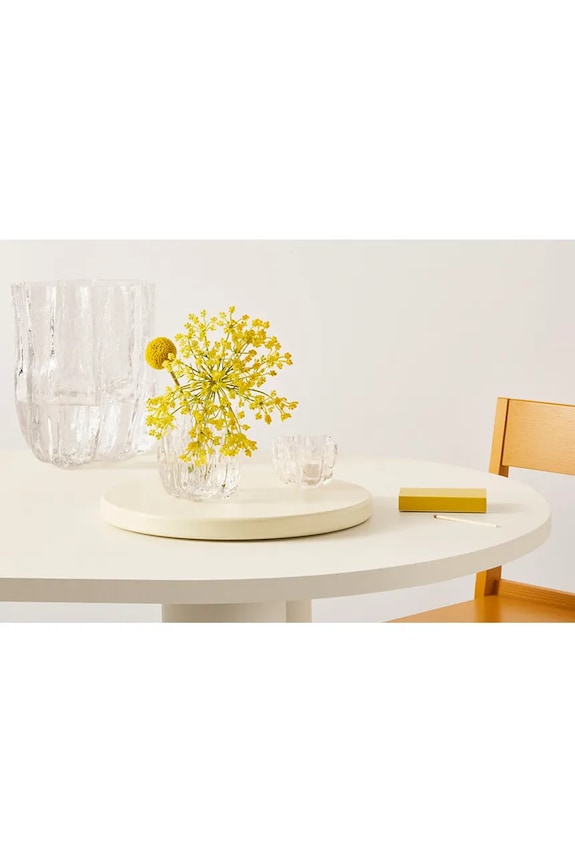 Living și dormitor Kosta Boda sfeșnic decorativ Crackle 5,8 cm 7062424 transparent