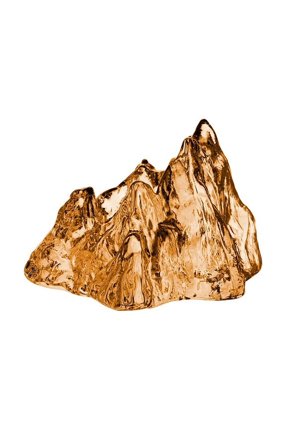 Kosta Boda sfeșnic decorativ The Rock 9,1 cm maro 7062325