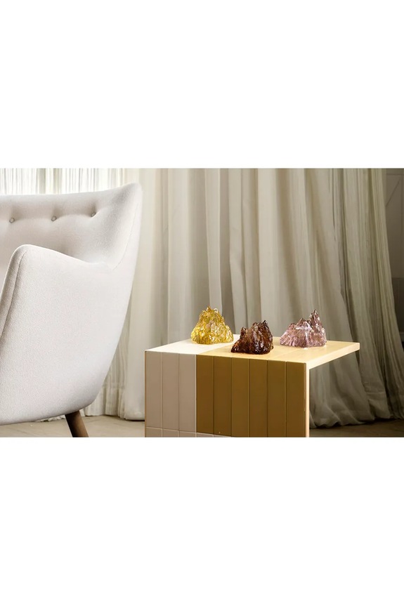 Living și dormitor Kosta Boda sfeșnic decorativ The Rock 9,1 cm 7062325 maro
