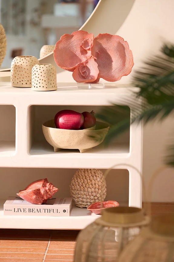 Light & Living miska dekoracyjna 14,5 x 9 x 4 cm różowy 6357337