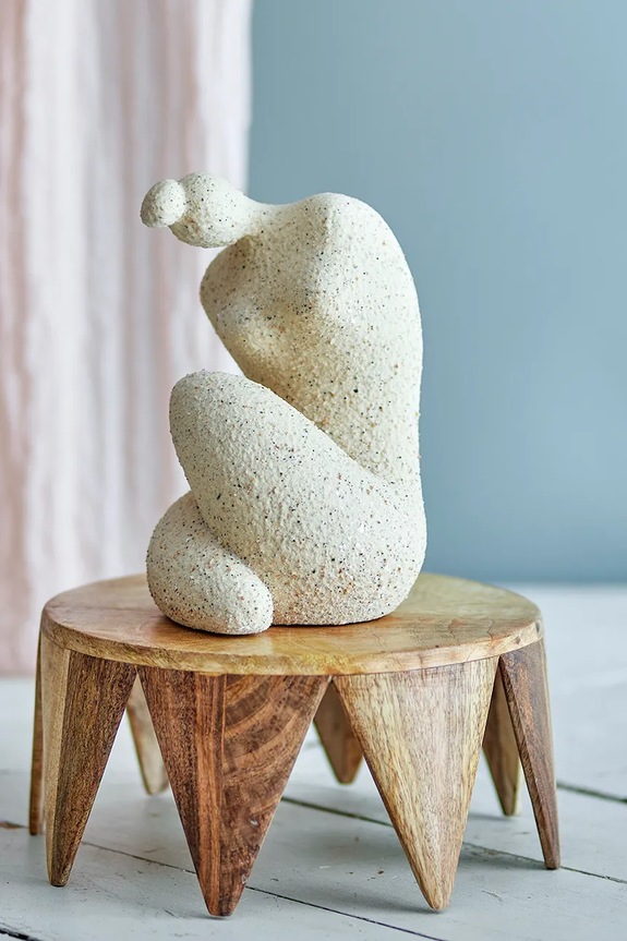 Obývacia izba a spálňa Organizér na drobnosti Bloomingville Sakuri Pedestal 33 x 15 cm 82068250 hnedá
