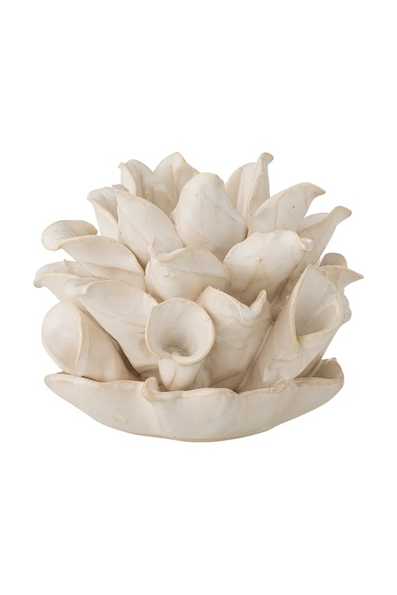 Ukrasni svijećnjak Bloomingville Phyllis 16,5 x 10,5 x 14 cm bež 82072441