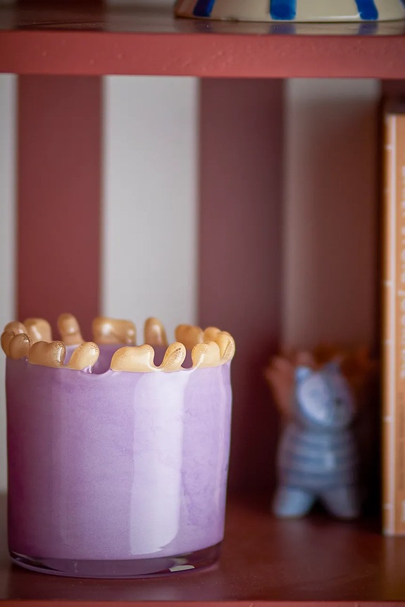 Bloomingville dekor váza Edger Votive 8,5 x 11 cm 82072626 rózsaszín AA00