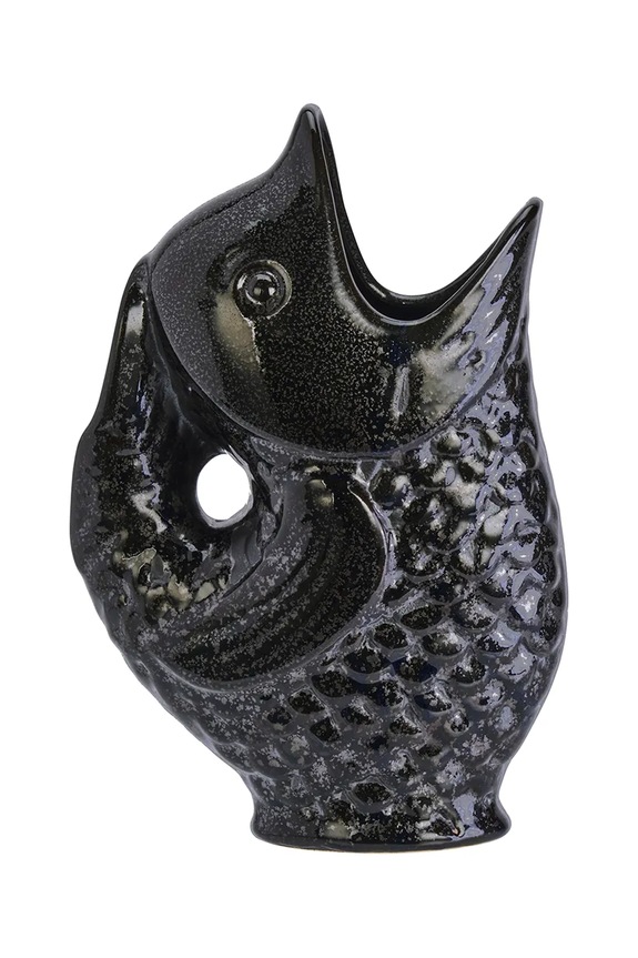 Dekoratívna váza Madam Stoltz 23,5 cm čierna HY16477.24.5