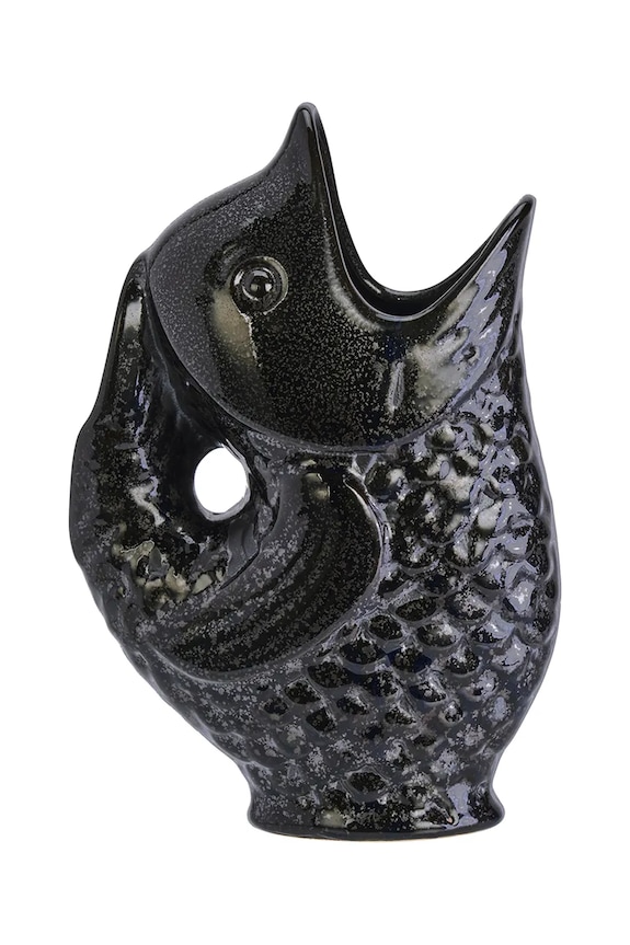 Dekoratívna váza Madam Stoltz 23,5 cm čierna HY16477.24.5
