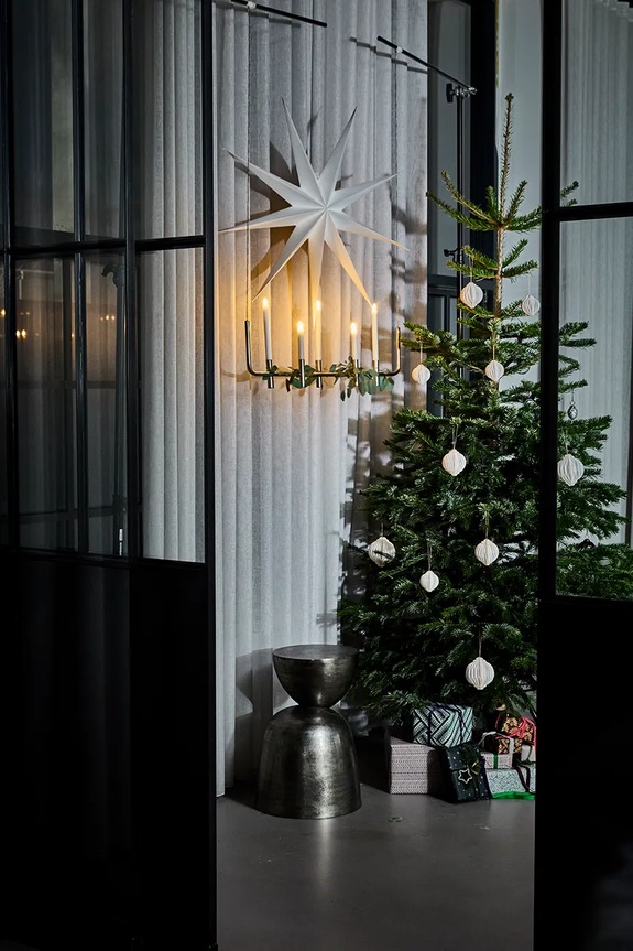 Σαλόνι και υπνοδωμάτιο Διακοσμητικό κρεμαστό κηροπήγιο House Doctor HDMaxi 102 x 26 cm 203661129 γκρί