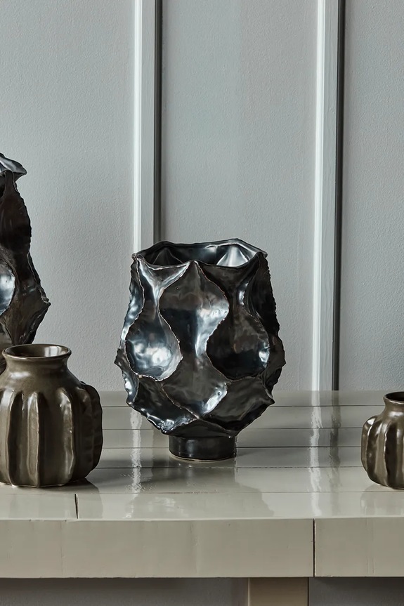 Ukrasna vaza House Doctor HDWaves 25 x 20,5 cm 900000034 šarena AA00