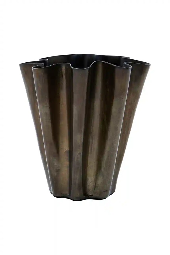 House Doctor wazon dekoracyjny HDFlood 13 x 6,5 x 12,5 cm brązowy 203661212