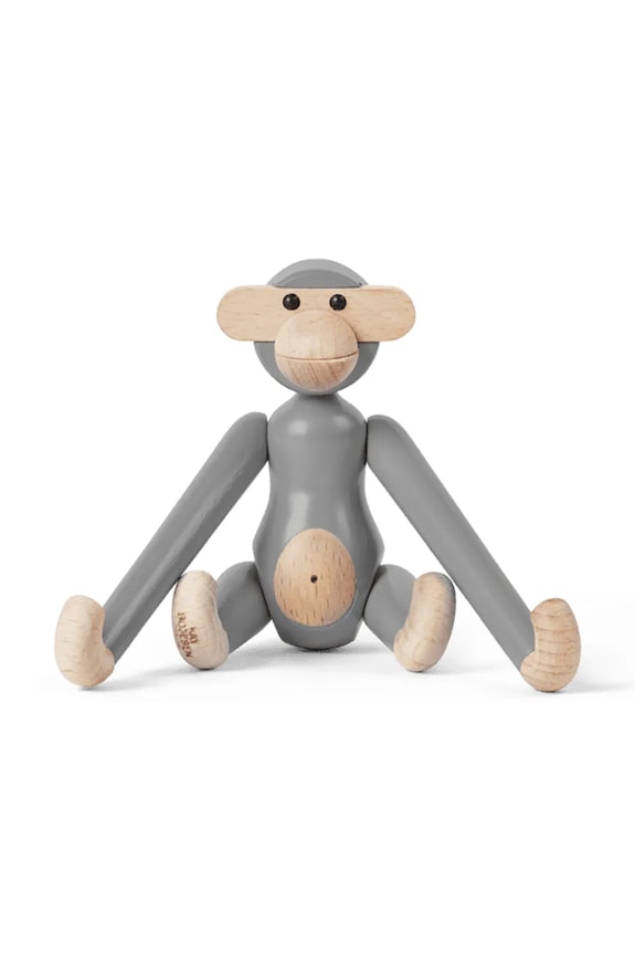 Dekoračná figúrka Kay Bojesen Monkey Mini 9,5 cm sivá 39800